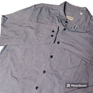 Lacoste Men's XL Regular Fit‎ Blue Cotton Flannel Longsleeve Button Up Shirt
